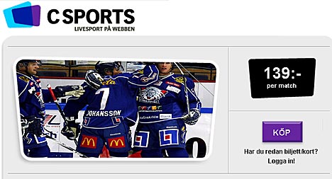 Se matchen på Csports