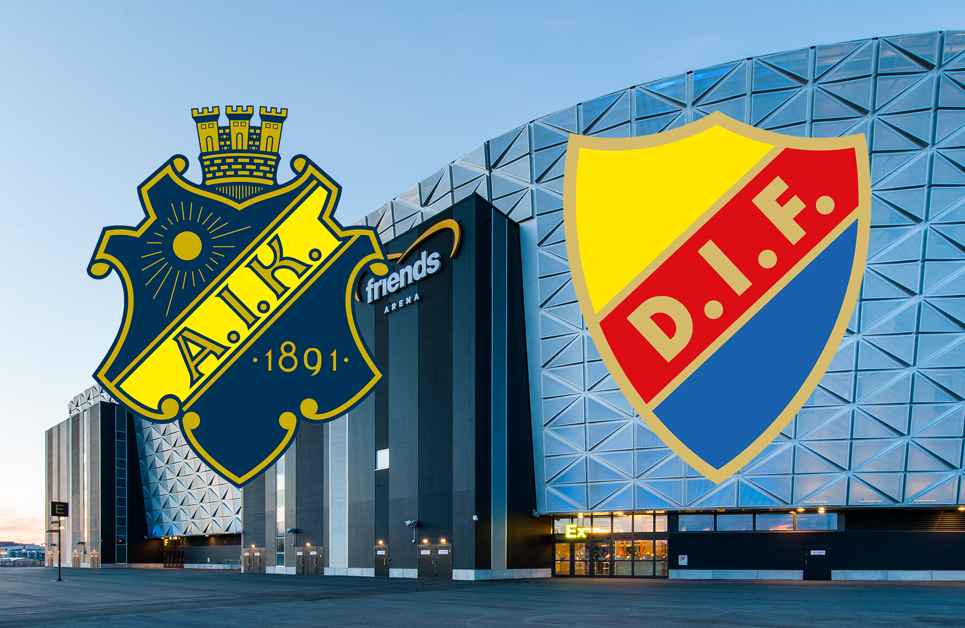 Odds på AIK-Djurgården i Allsvenskan