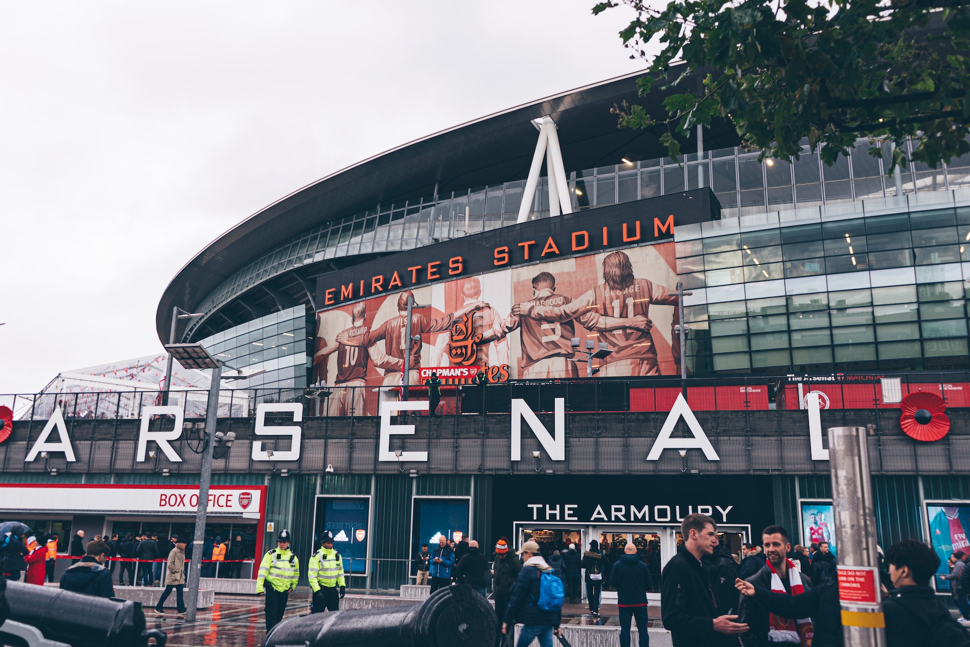 Emirates Stadium i London - Arsenals hemmaarena