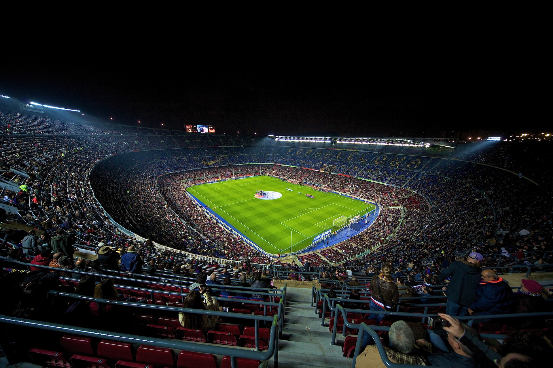 El Clasico på Camp Nou i Barcelona