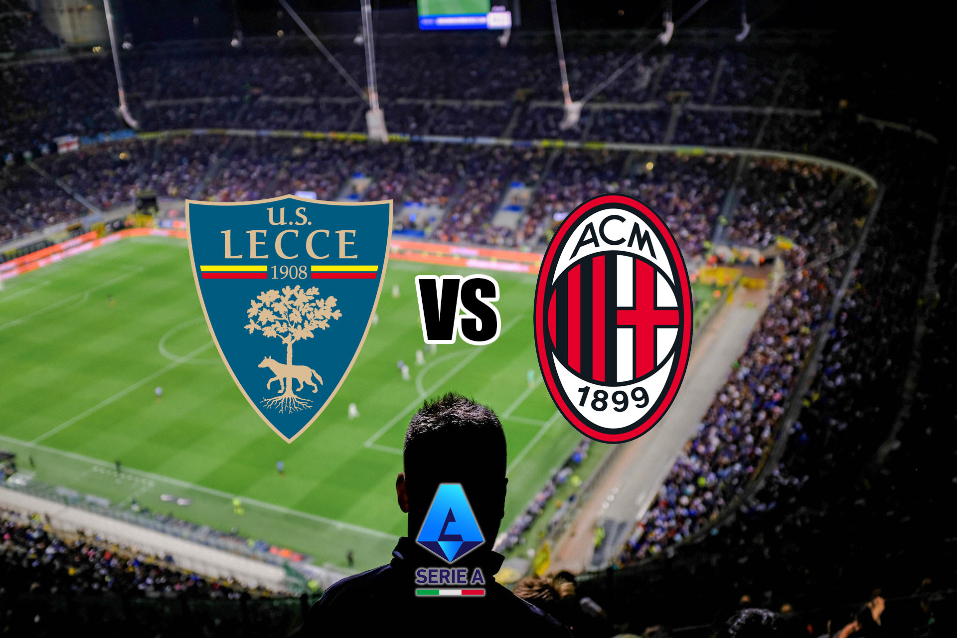 Lecce-Milan i Serie A